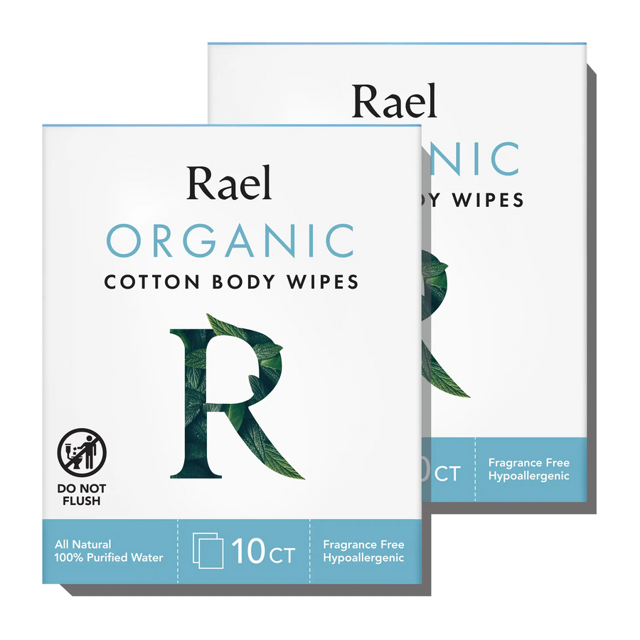 Organic Cotton Body Wipes - 2 Pack L9